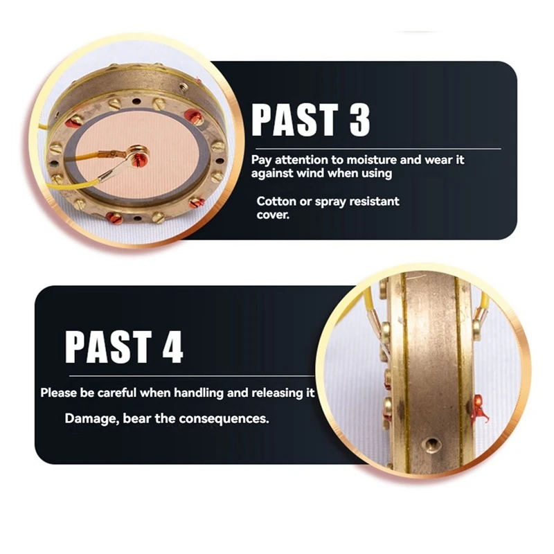 34 mm grootmembraan microfoonkern opname condensatormicrofoon capsule microfoonaccessoires