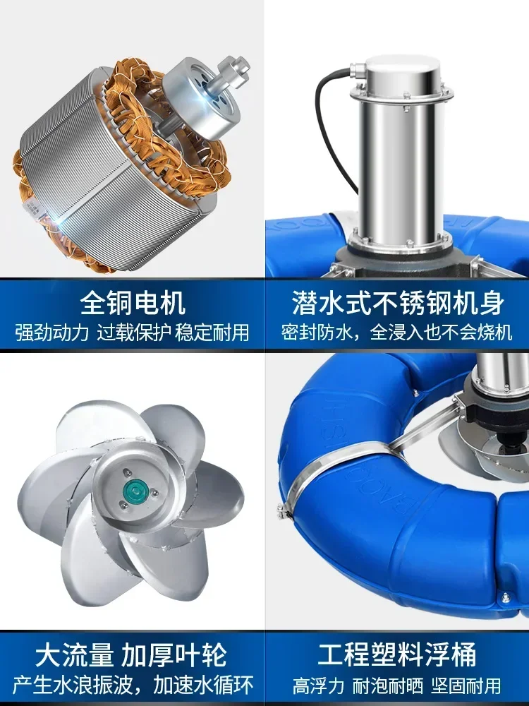 مهوية بركة السمك، مهوية منزلية متخصصة لتربية الأحياء المائية، نوع المكره الكبير، مهوية تربية الأحياء المائية عالية الطاقة #3