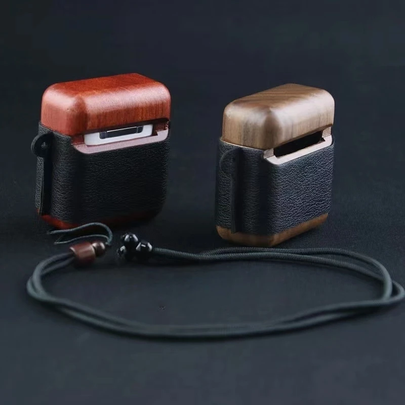

Wood & Leather Case for AirPods 1/2/3 – Premium Hybrid Protection