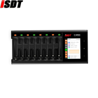 ISDT N8 LCD Display Universal Battery Charger 8-Slot Speedy Smart Battery Fast Charger for Rechargeable Batteries AA AAA Li-lon