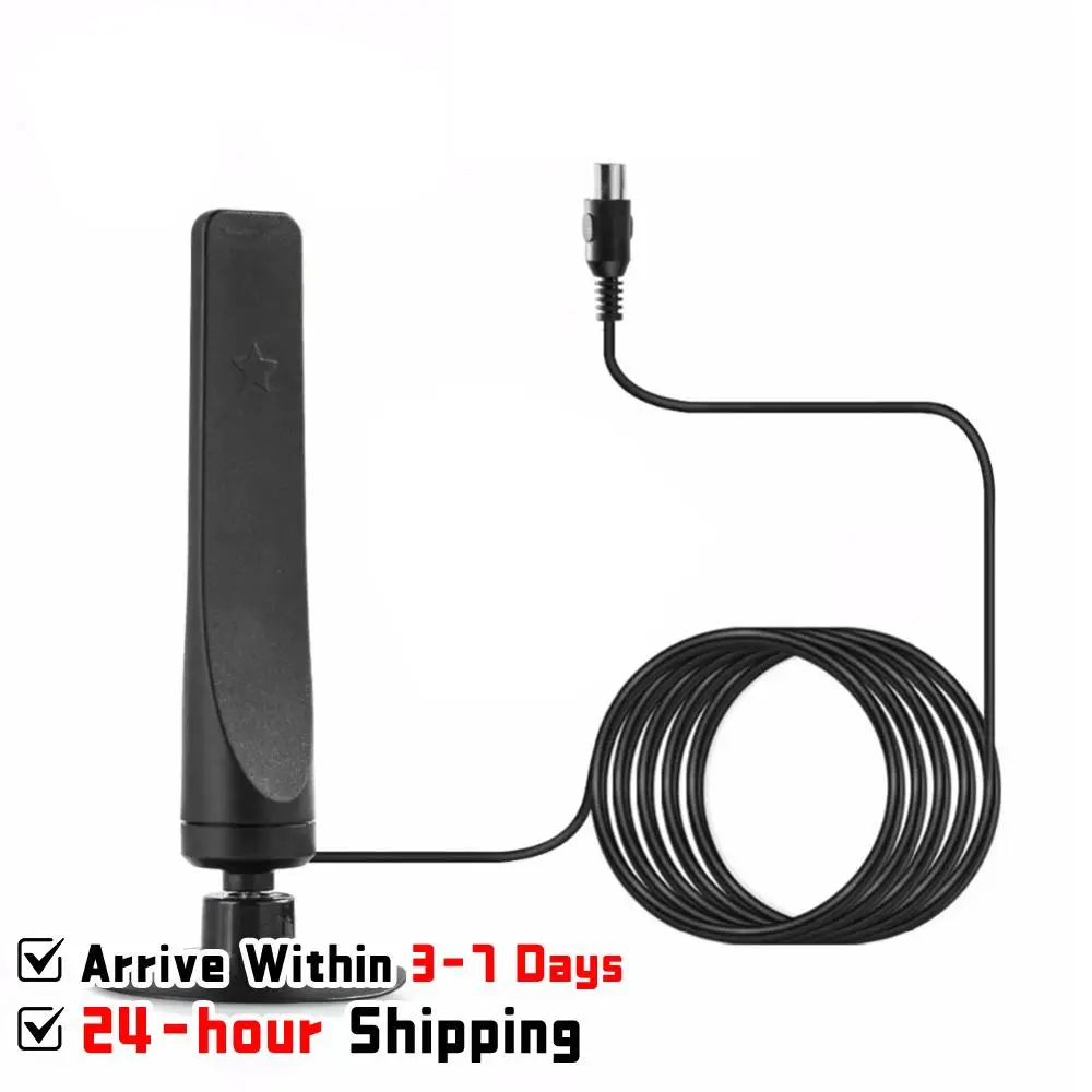 Indoor HDTV Signal Receiver Amplifier 12dBi 1080P TV Antenna HD Receiver 50 Miles Digital HDTV Booster Indoor Aerial