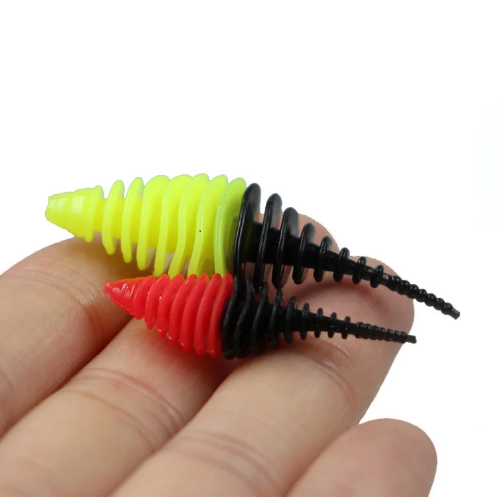 Silicone Soft Fishing Lure Artificial Rubber Trout Baits Flexible Lures Pesca Jig Trout Jig Soft Bait Mix Color