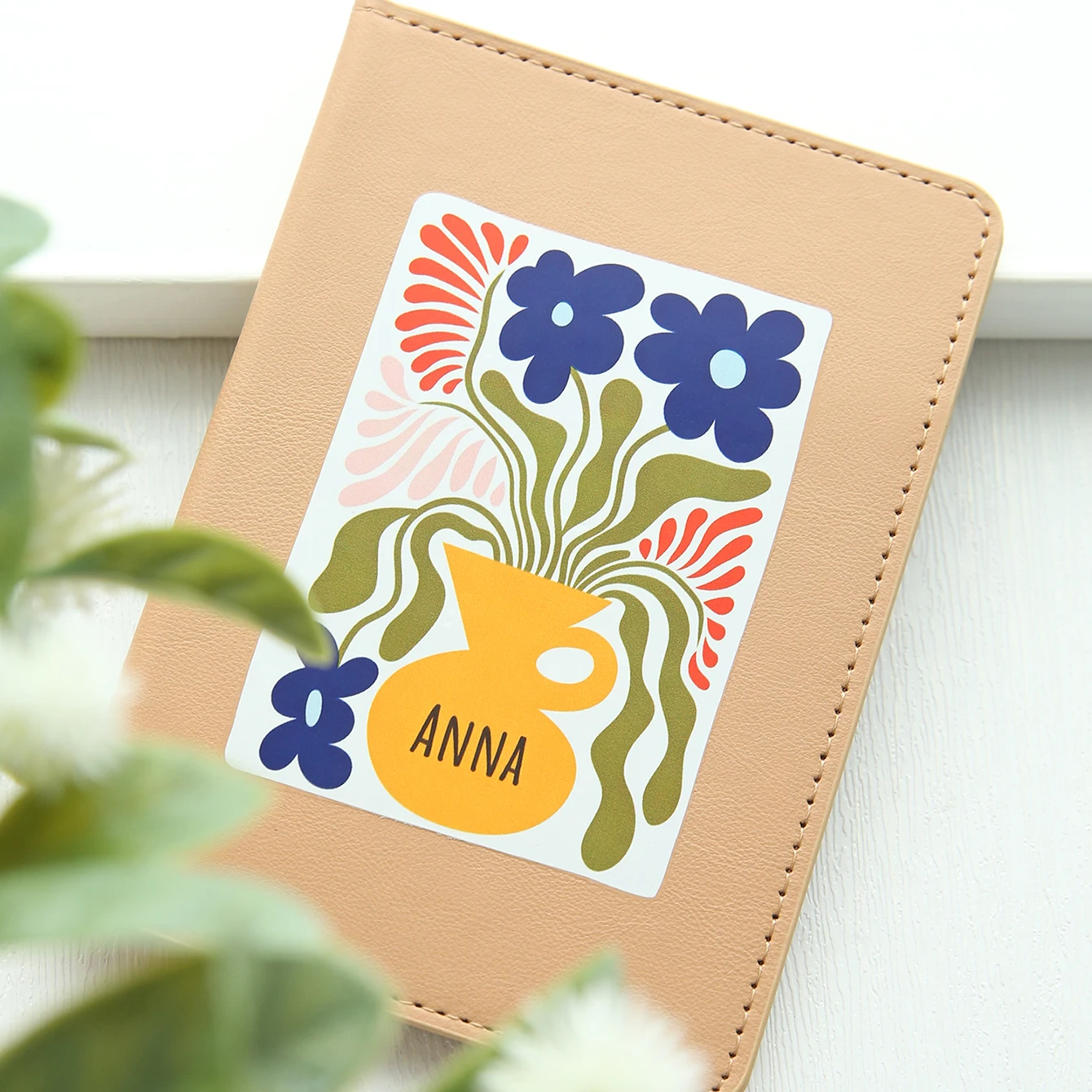 Aangepaste naam abstracte bloe - Travel Accessories For Young Women recensie en prijs