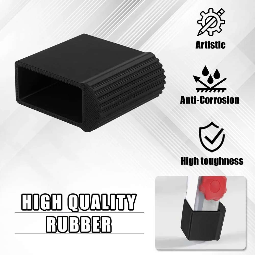 1/2/4/8/12PCS 50x22mm Horizontal Ladder RubberFoot Replacement Shoe Spare Parts 3D Printed Hardware Accessories