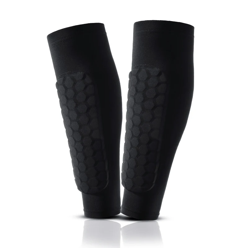 Honeycomb Anti-Colisão Leg Guards, Esportes ao ar livre, Fitness, ciclismo, basquete, esportes diários, proteção contra lesões, 1 pc