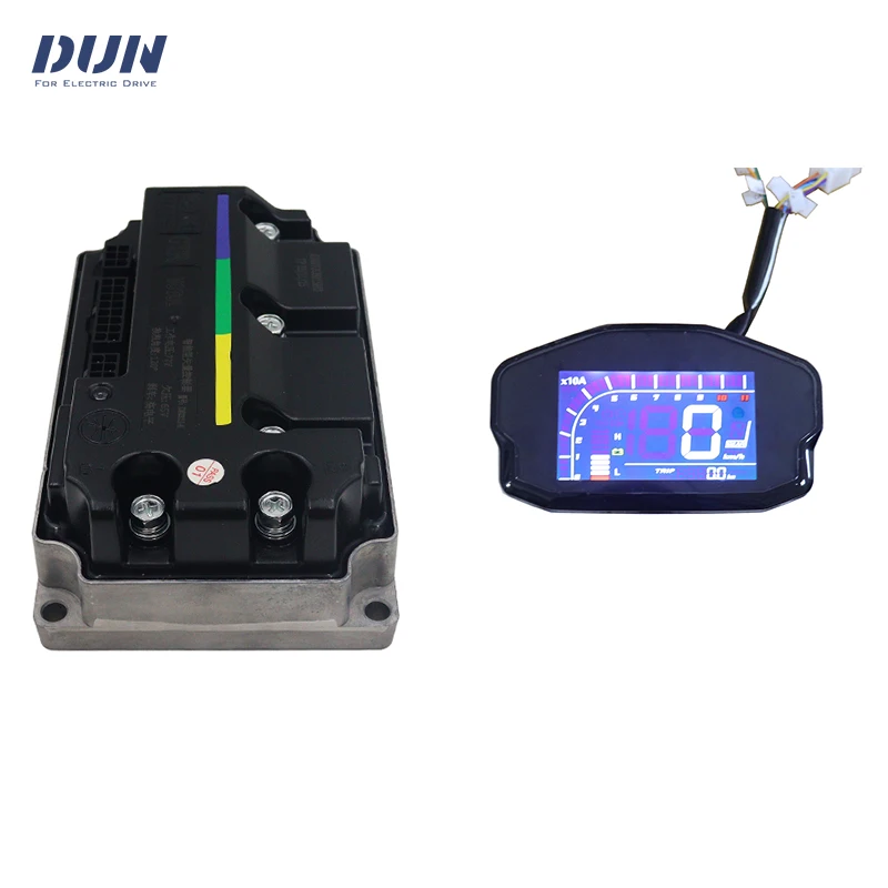 

VOTOL EM100/2 GTR BOOST 150A Peak 450A 3000W Hall Brushless DC Motor Controller with DKD One-Line Display Kits