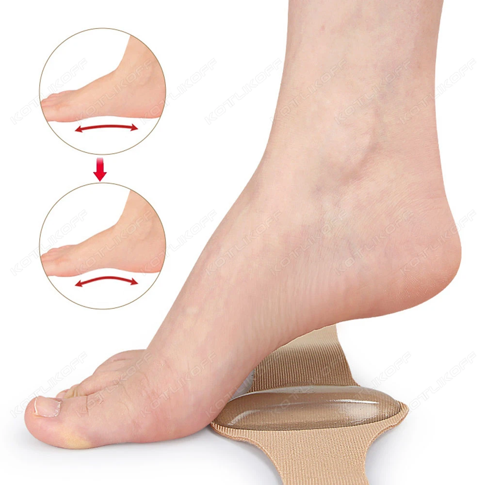 1/2 pairs Men Women's Arch Support Sports Insoles For Flat Feet To Support The Ball Of The Foot and Relieve Pressure Pads Insert