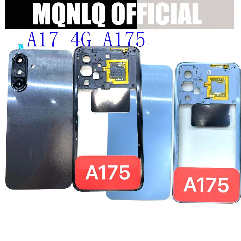 carcaca-completa-a17-4g-a175-para-samsung-galaxy-a17-4g-a175-tampa-traseira-da-bateria-aro-intermediario-lente-da-camera