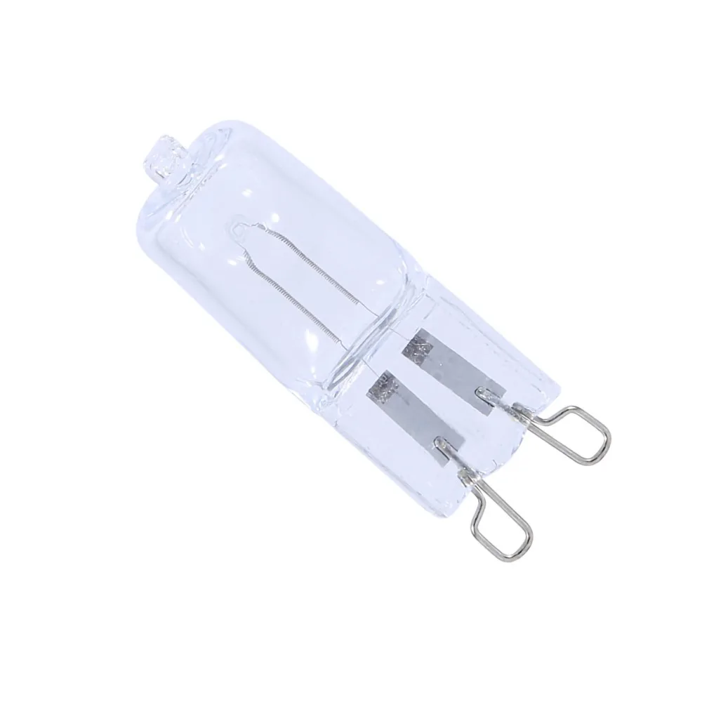 12 Pack Energy Saving G9 Halogen Light Bulbs 220V 40W Halogen Bulbs 3000K Clear Glass JCD Type Light Bulbs Candle Warmers