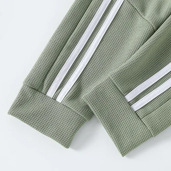 Kids Waffle Sweatpants 6 1/3 Piece Autumn And Winter Children's Waffle Solid Color Simple Basic Pants For Boys And Girls Sports And Casual Sweatpants 6