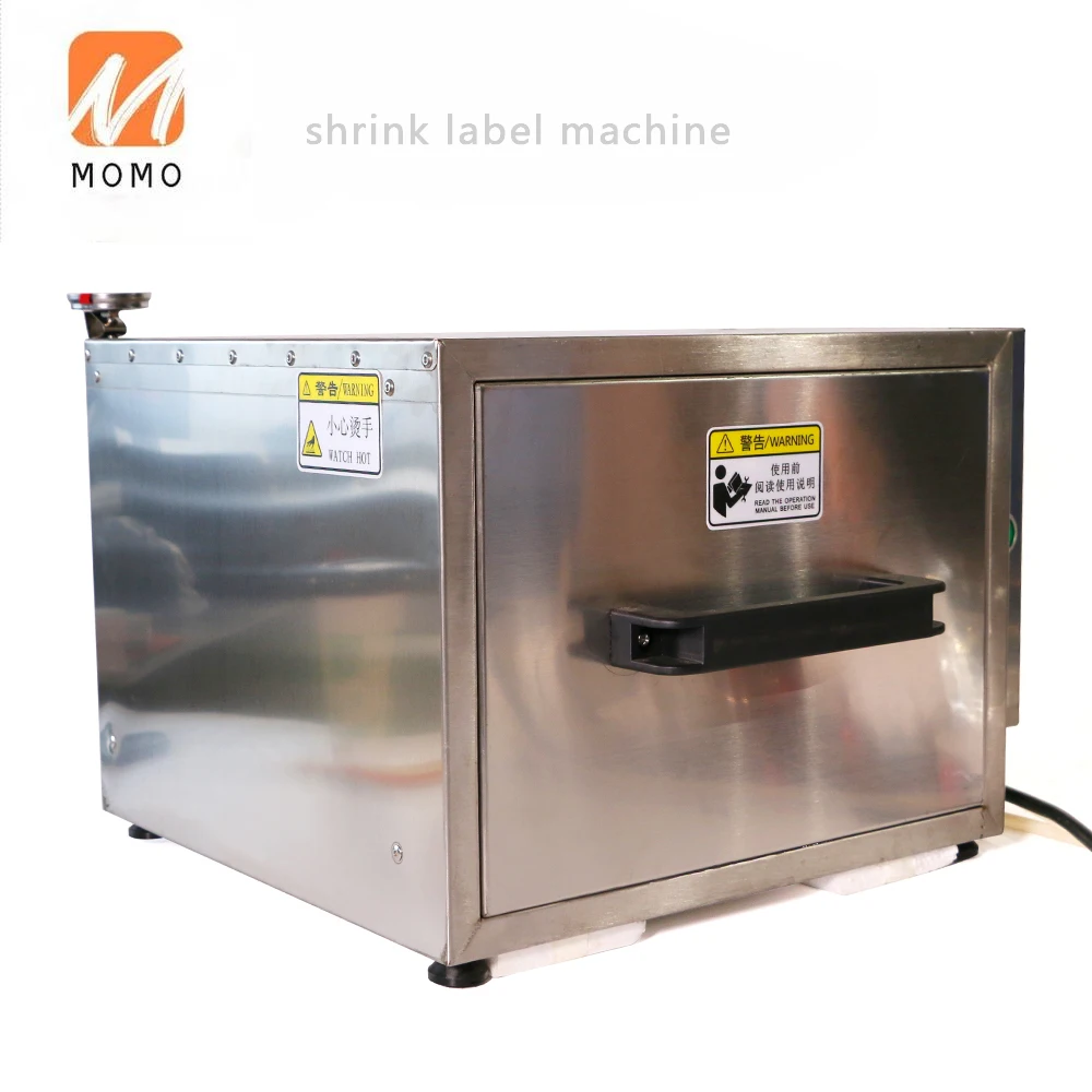 Minfly Custom Mini Steam Heat Wrap PVC PET Bottle and Bottle Cup Shrink Sleeve Labeling Automatic Box Machine with Manual