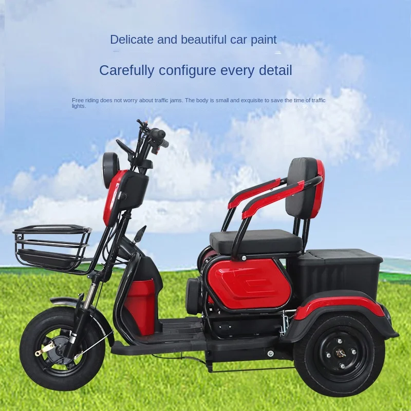 

STLF Custom Electric Tricycle 600W 48V Lithium Battery for Elderly and Children Households Small Scooter Pick-Up