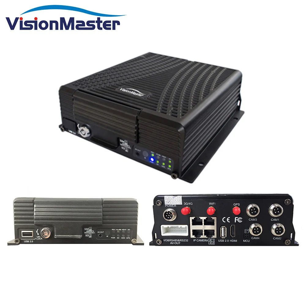 H.264 8CH HDD موبايل Nvr 1080P مسجل فيديو رقمي للمركبة مع نظام تحديد المواقع WIFI 4G كاميرا تلفزيونات الدوائر المغلقة للمركبة المحمول G الاستشعار #5