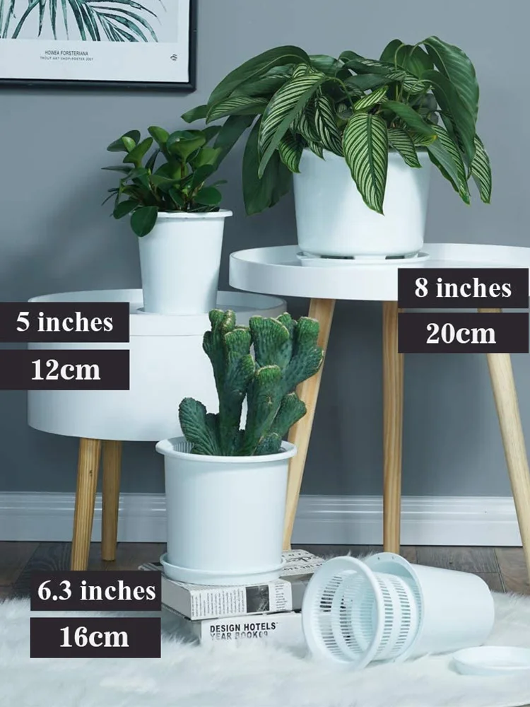 Meshpot-Orchideentöpfe mit Löchern zum Absachen, dekorativer Blumentopf mit Luftschnitt und guter Luftzirkulationspflanzen – Detail 2