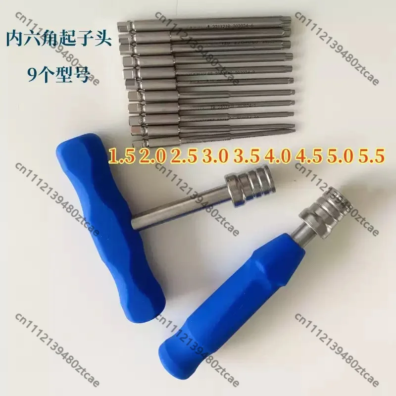 Stainless Steel Quick Install Hex Screwdriver & Bone Genuine Orthopedic Instrument For Bone Plate Screw Fixation Operation