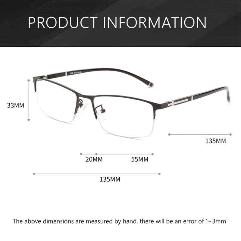 IENJOY Photochromic Reading Glasses Men Progressive Multifocal Presbyopia Anti-blue Light Hyperopia diopters Presbyopia Glass