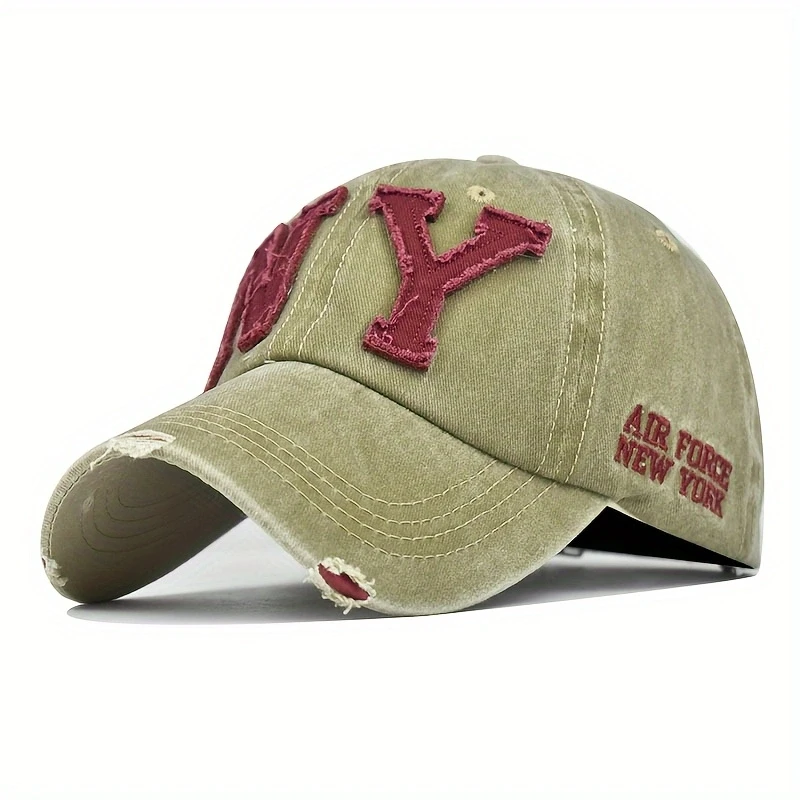 Men and Women Y2K Wind Ny Hole baseball cap outdoor sunscreen hat suitable for outdoor sports shade daily commuting