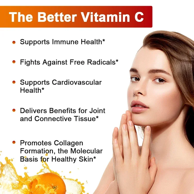 Liposomal Vitamin C Capsules 1500 Mg - Immune System and Collagen Supplement Supplement