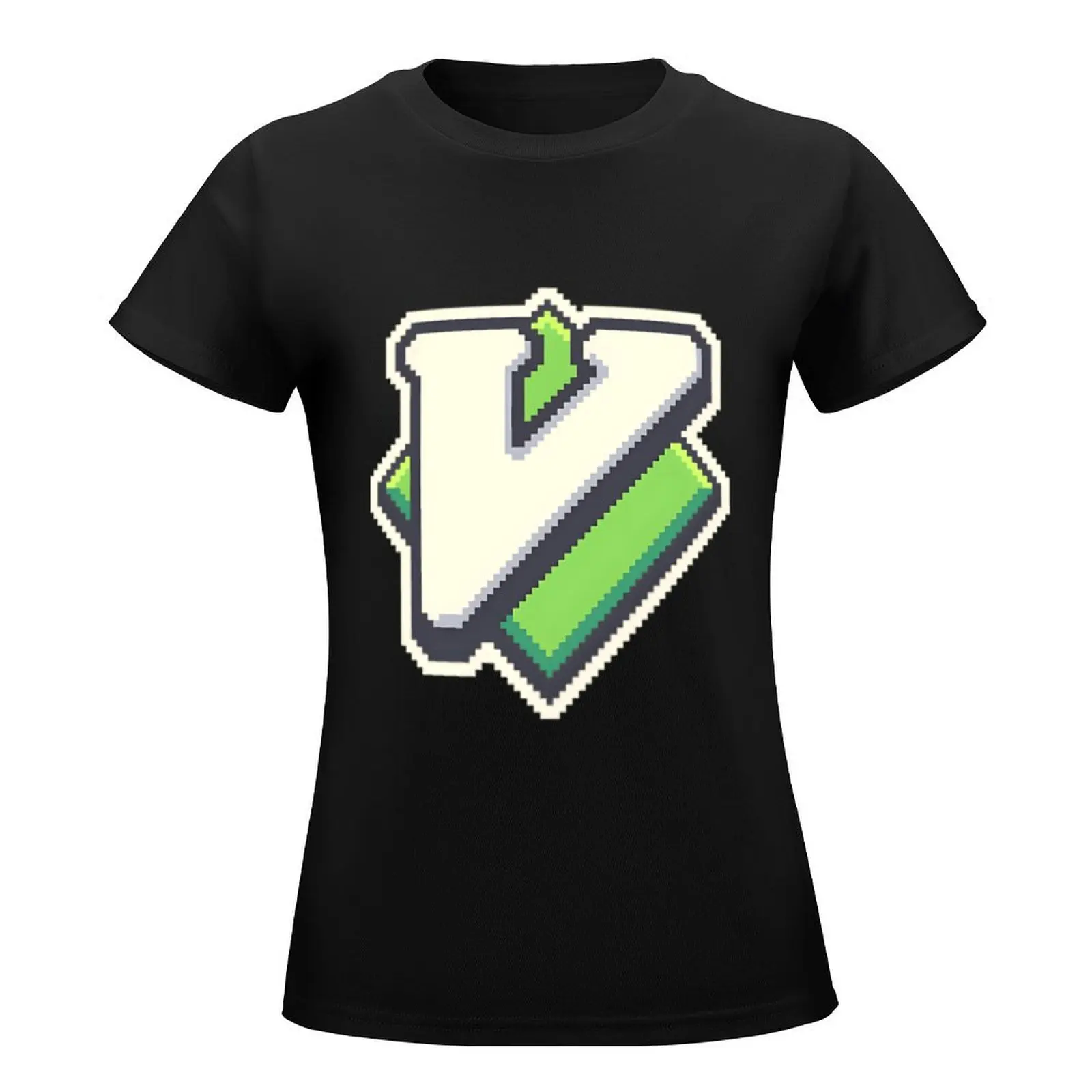 Vim Pixel Art \t \t Copy\t T-Shirt korean fashion cute clothes shirts graphic tees t-shirts for Women cotton