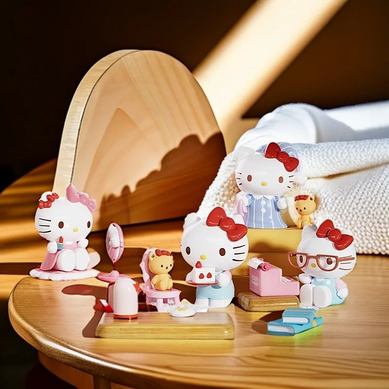 

Sanrio Hello Kitty Daily Life Series Hello Kitty Tide Play Hand-made Desktop Doll Decoration Desktop Decoration Decoration