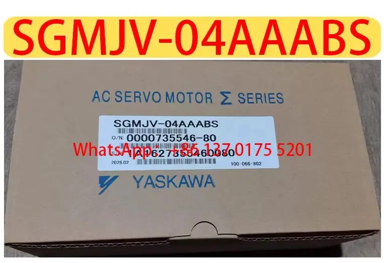 SGMJV-04AAABS Brand New Servo Motor Original Genuine，Fast shipping，SGMJV 04AAABS