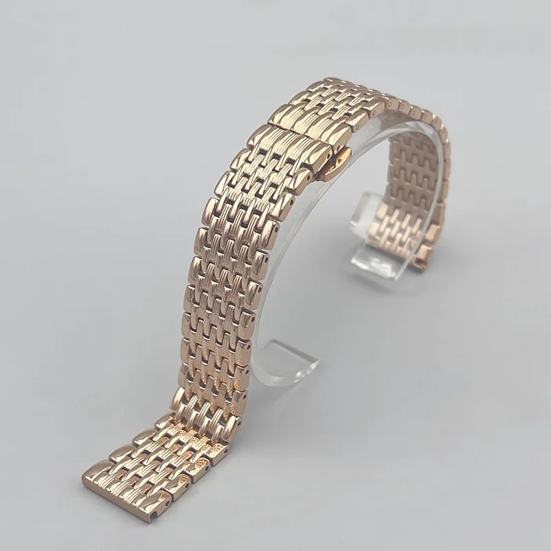 

10pcs Set Luxury Stainless Steel Slim Watch Band Accessories Waterproof Butterfly Buckle Strap Wholesale Price