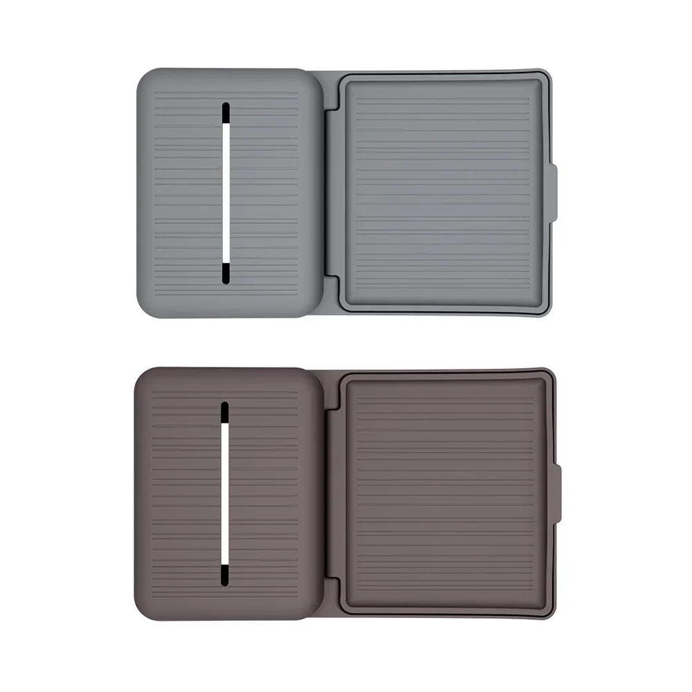 For Toyota Sienna 2021 2022 2023 2024 2025 Center Console Armrest Lid Silicone Tissue Box Brown Gray Interior Accessories - view 5