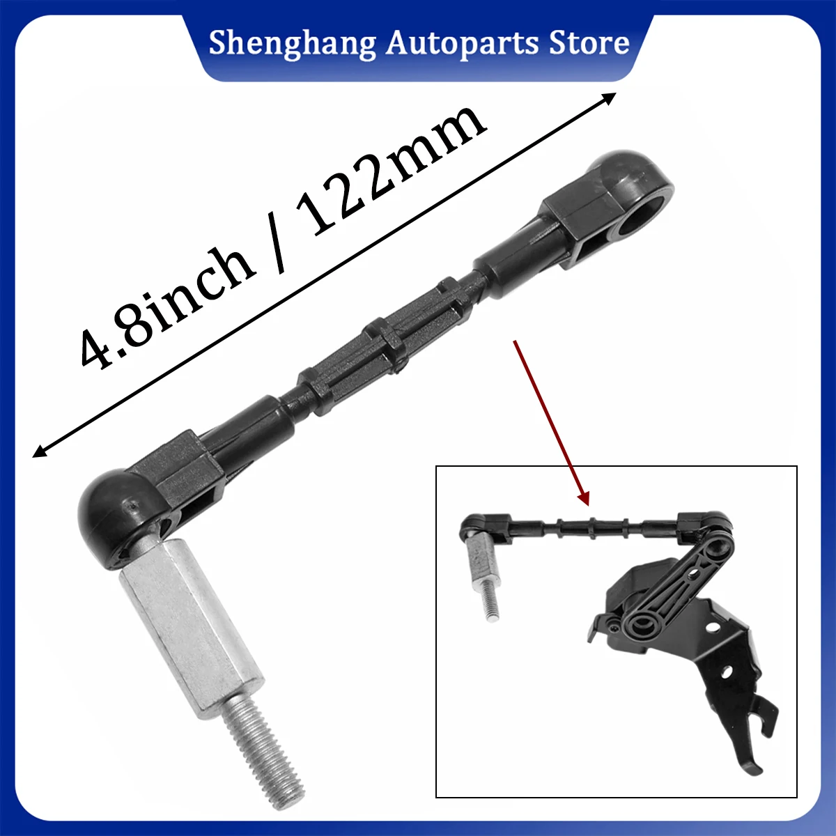 For 8W0941286C 8W0941286E 8W0941285C 8W0941285D Front Headlight Level Sensor Connecting Rod For Audi A4 S4 8W A5 S5 F5 E-tron GT