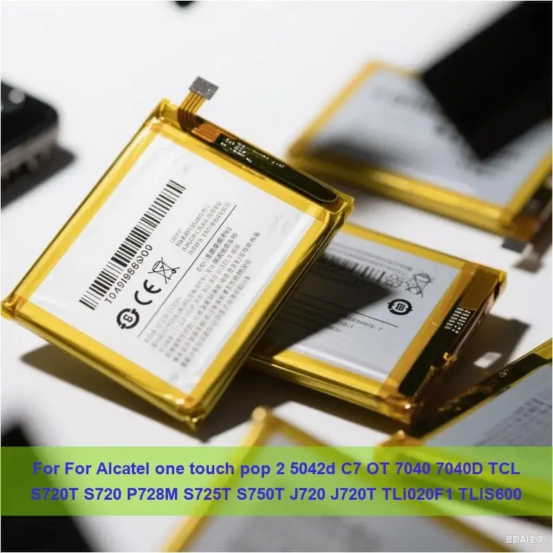 

Аккумулятор для Alcatel one touch pop 2 5042d C7 OT 7040 7040D TCL S720T S720 P728M S725T S750T J720 J720T TLi020F1 TLiS600