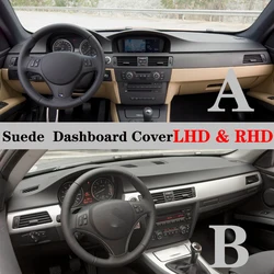 For 2005-2012 BMW 3 Series M3 E90 E93 E92 E91 Accessories Suede Dashboard Cover Instrument Panel Dash Mat Dashmat Protective Pad