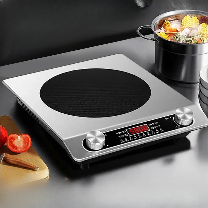 Electromagnetic flat plate stove household high-power multi-function strong fire stew waterproof induction cooker stir-fry