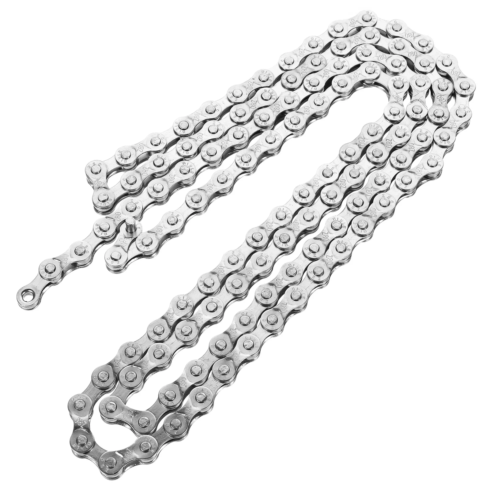 

24 Speed Bike Chain Carbon Steel Metal Link Connector Reusable Cycling Chain for Mountain Bikes Electroplating Joint