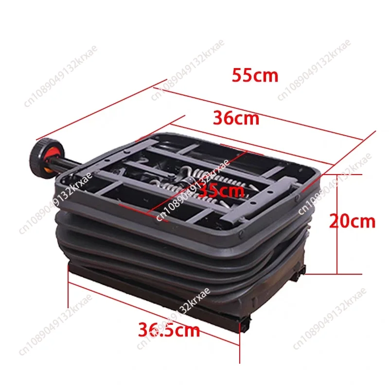 قاعدة ميكانيكية ممتصة للصدمات لمقعد الشاحنة، مقبض أمامي، زنبرك هيدروليكي ميكانيكي معدل لشاحنة المركبات الزراعية