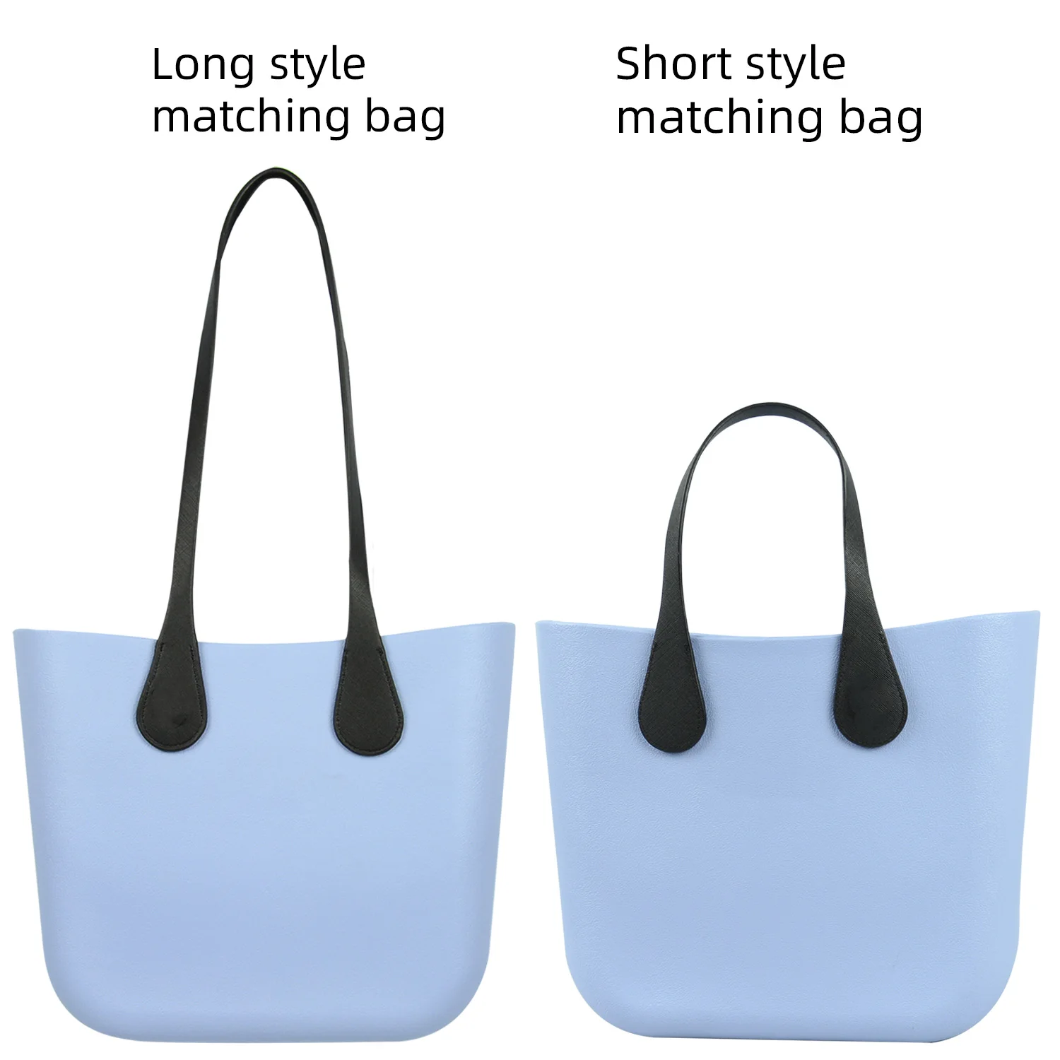 New long short obag Slim pu leather Handles shouler straps for O bag hand hold obag accessories