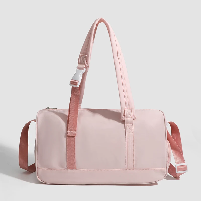 Bolso de viaje de nailon para mujer, bolsa de mano de gran capacidad para almacenamiento de equipaje, nuevo diseño, 2024