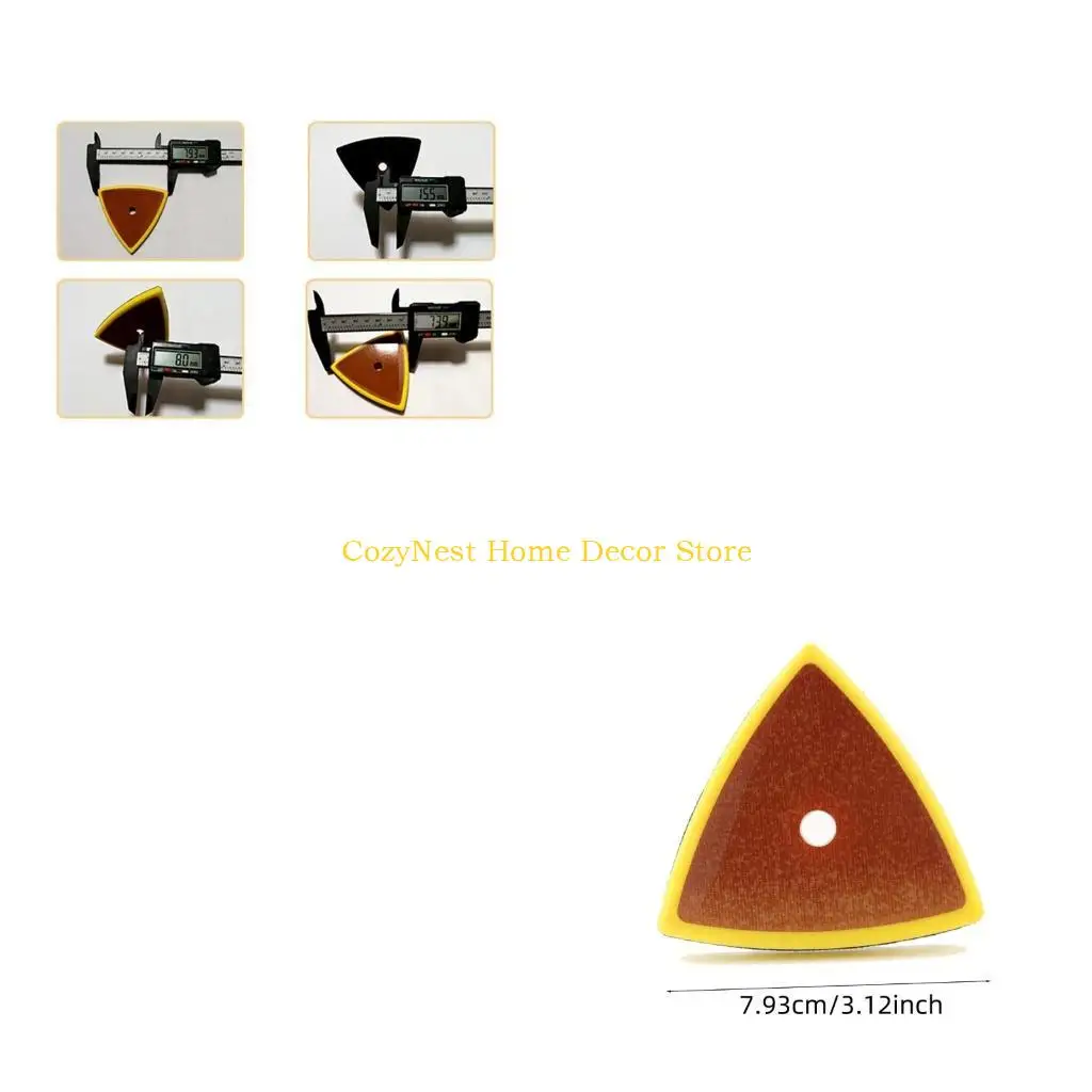 

92MF Triangular Buffer Pads Sanding Disc Backing Pad Power Tools with Center Hole