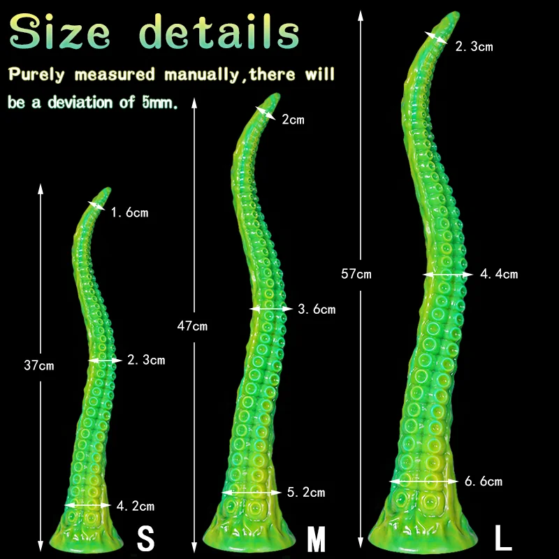 Long Butt Plug Silicone Long Anal Plug Tentacle Dildo Penis With Suction Cup Big Anal Sex Toys Progressive Vaginal Massage