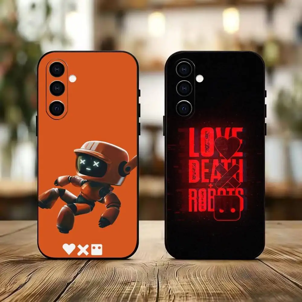 Love, Death & Robots  Phone Case For Samsung Galaxy A73,A72,A71,A70,A53,A52,A51,Soft Silicone Black Cover