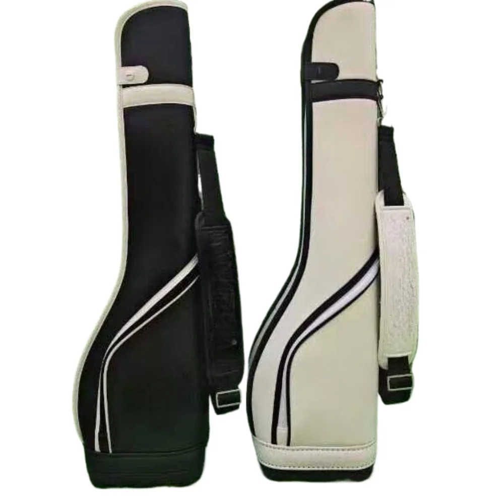 Men‘s Women's Ultra Light Portable Golf Gun Bag, Nylon Foldable, Lightweight, Original Golf Bag Sport, Black, White