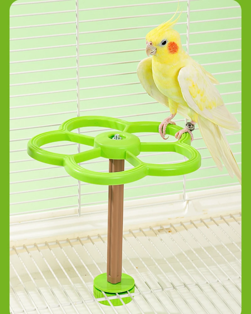 

Вращающаяся игрушка-птичка 360 ° Вращающаяся моющаяся подвесная игрушка-качели для попугаев с противоскользящей текстурой и увеличенной прокладкой 1,8 дюйма