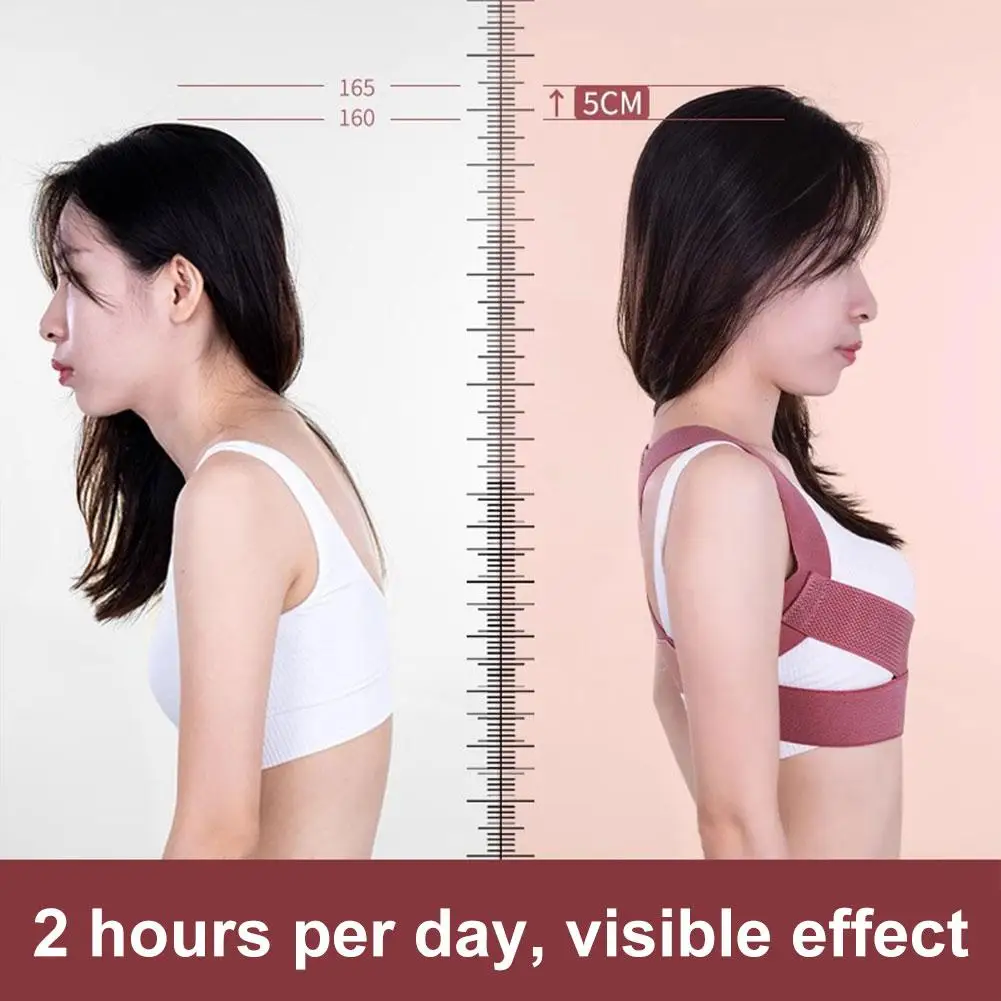 Posture Corrector Adjustable Back Support Humpback Straightening Correction Invisible Spine Alignment Correction Posture Trainer