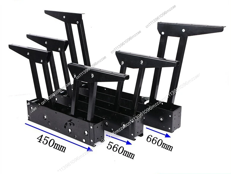 Double Linkage Buffer Coffee Table Lifting Frame Hydraulic Coffee Table Lifting Multi-functional Folding Coffee Table Lifting