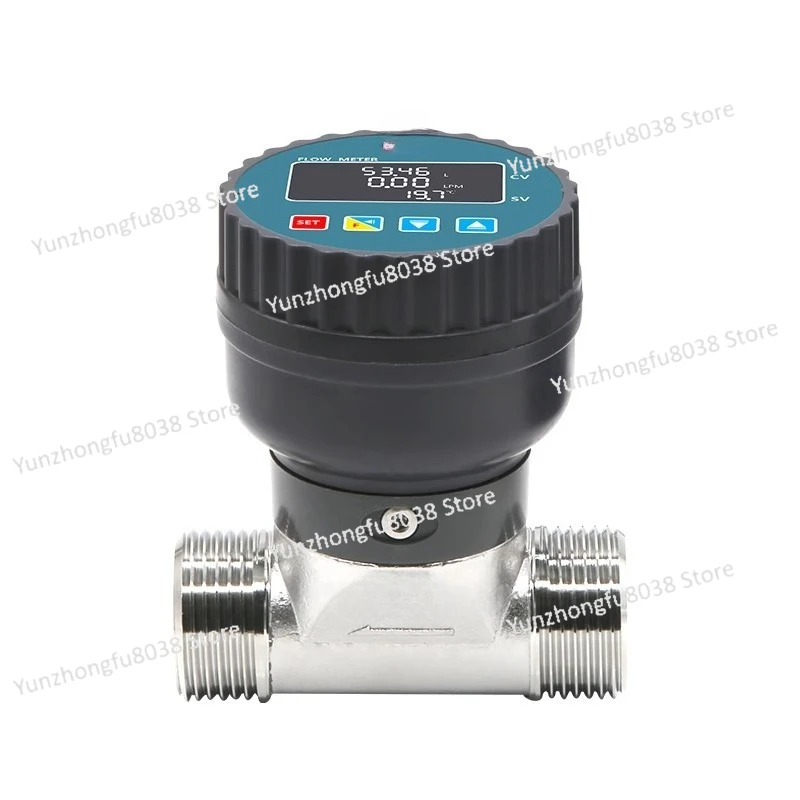 

Digital Flowmeter Sewage Pipe, Large Pipe Diameter Sensor Stainless Steel Valve Body Wear Resistance 485 Data Transmission