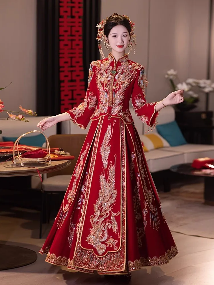 

The new wedding dress of Heavy Industry has a Chinese-style feel