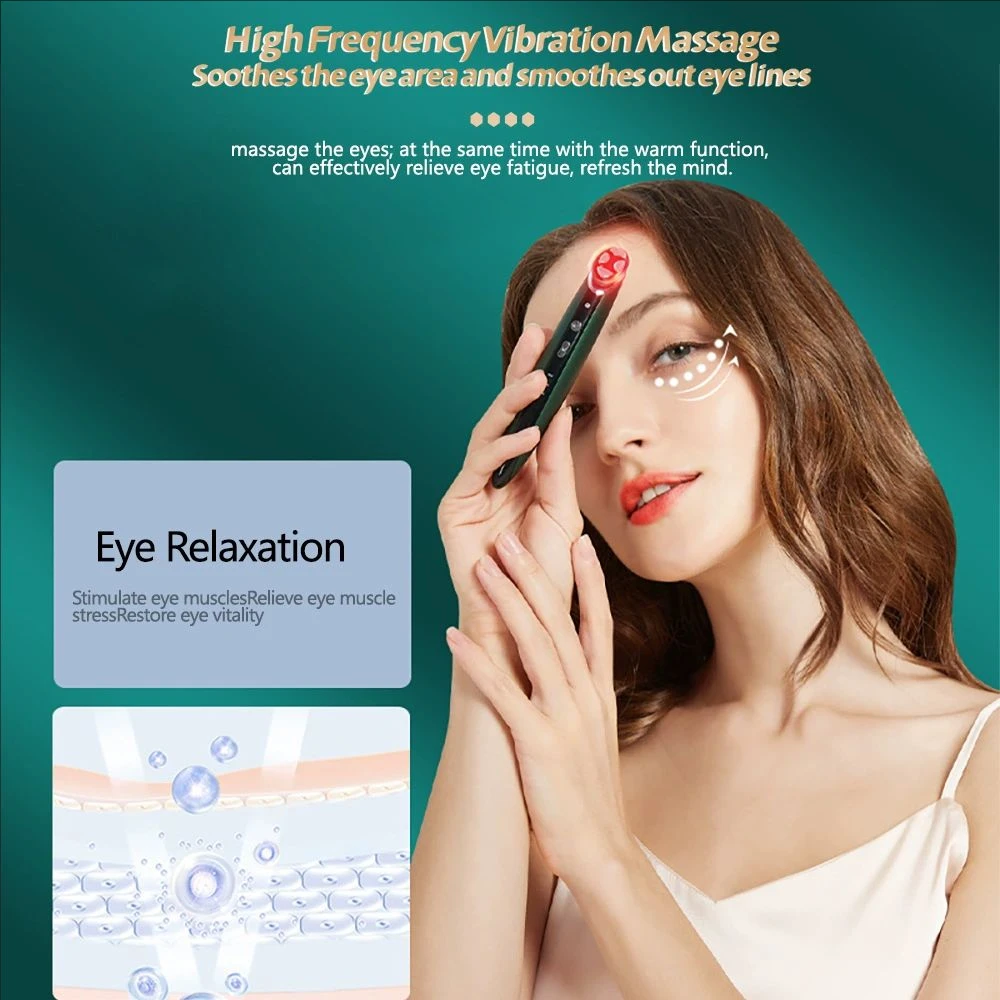 Portable Massage Pen Multi functional Eye Device Anti-Wrinkle Lift Tightening Vibration Eye Beauty Microcurrent Skin Care