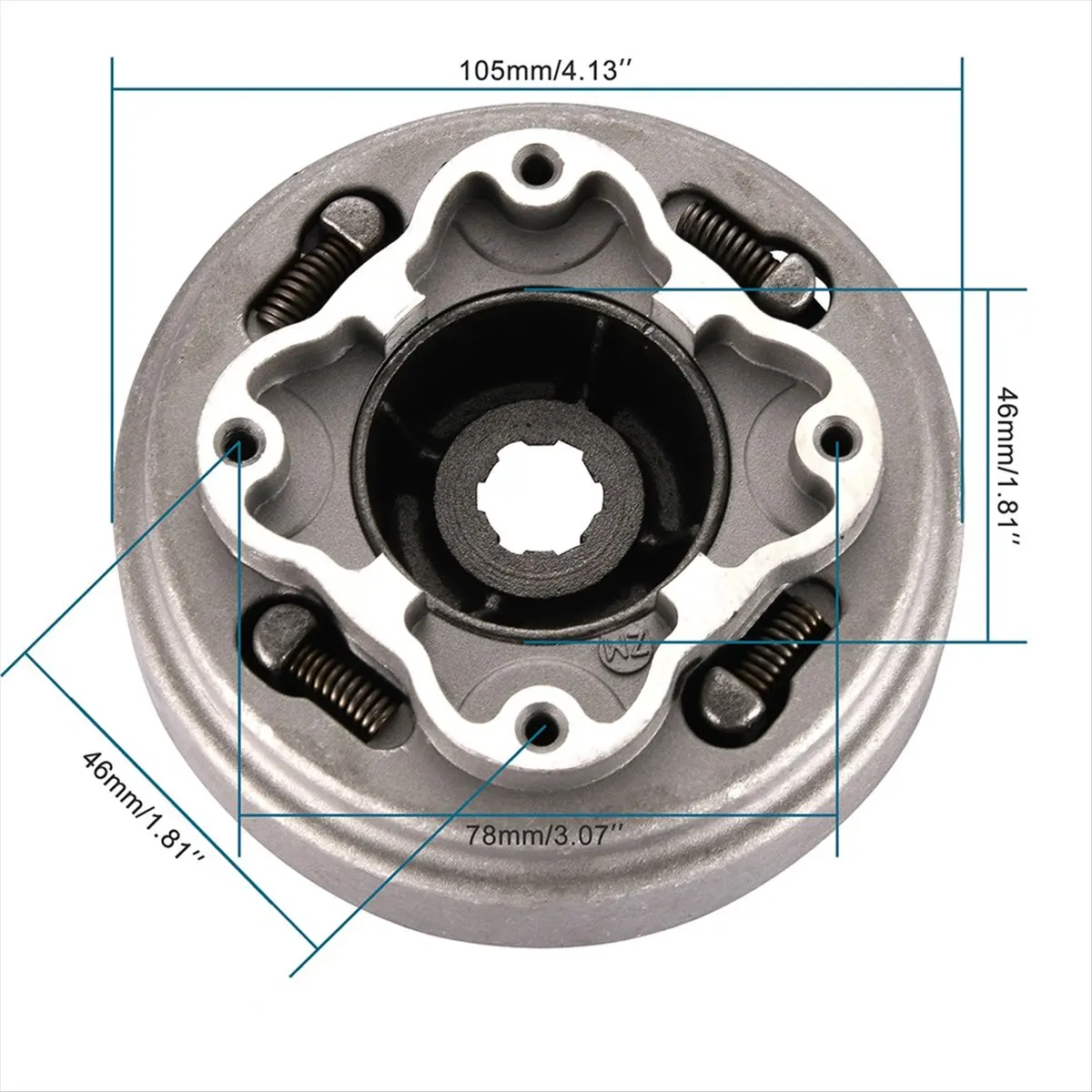 A23Z Motorcycle Heavy Duty Manual Clutch Set for 50cc 70cc 90cc 110cc 125cc Dirt Pit Bike ATV Off-Road Motorcycle Accessories