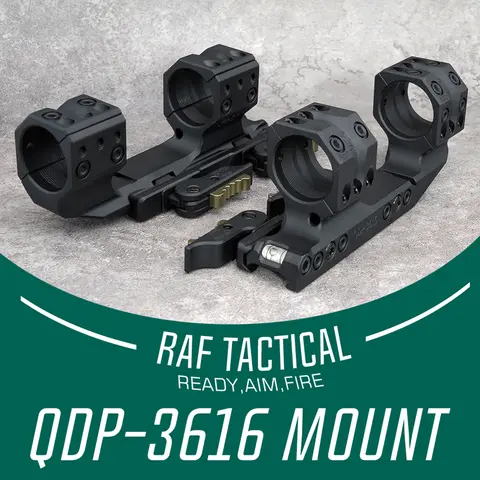 빠른 QD 레벨이 있는 QDP3616 라이플 스코프 마운트 QDP-3616 CNC 알루미늄으로 Airsoft 사냥을 위한 1.50