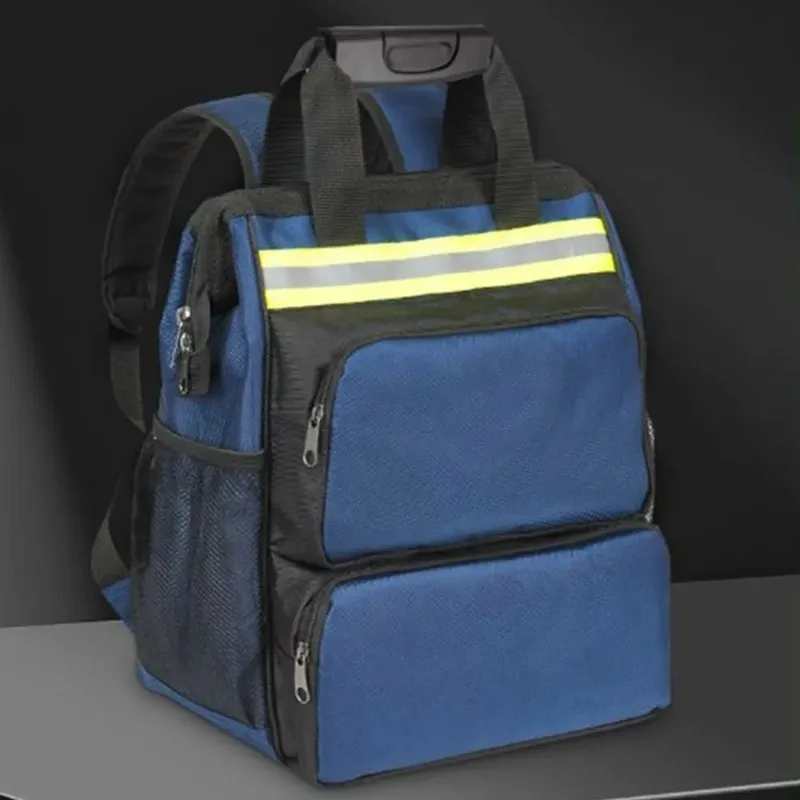 أكسفورد القماش حقيبة أدوات كهربائي متعددة الوظائف مجموعة أدوات الكتف سعة كبيرة أداة على ظهره حقيبة أدوات إصلاح الأجهزة