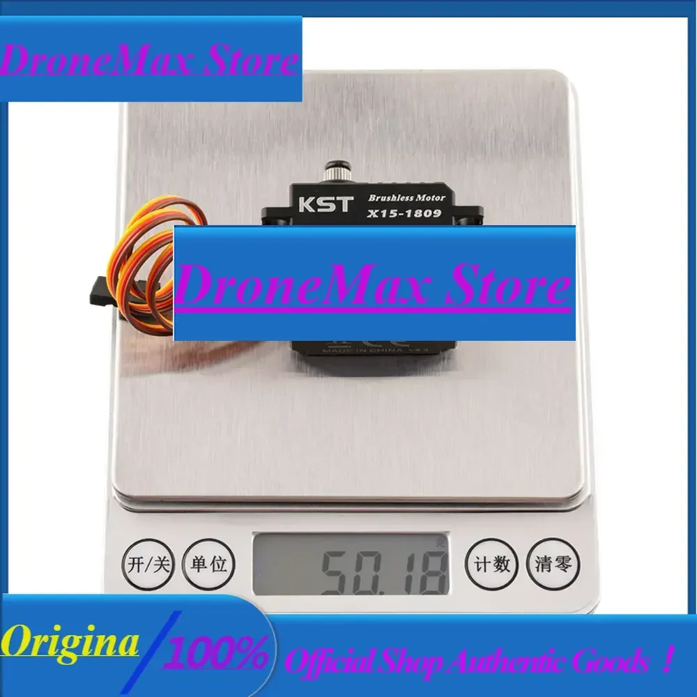 DrMasNew KST X15-1809 V8.0 24Kgf.cm 0.07sec Brushless HV Mini Swash Plate Cyclic Servo For RC Helicopters