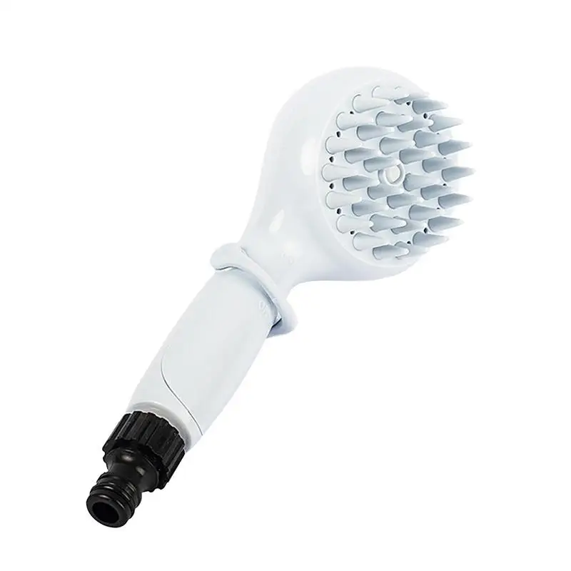 

Pet Shower Attachment Puppy Bathing Brush Non-Slip Lightweight Pet Shower Head For Camping Fitness Bathtub Travel Outdoors